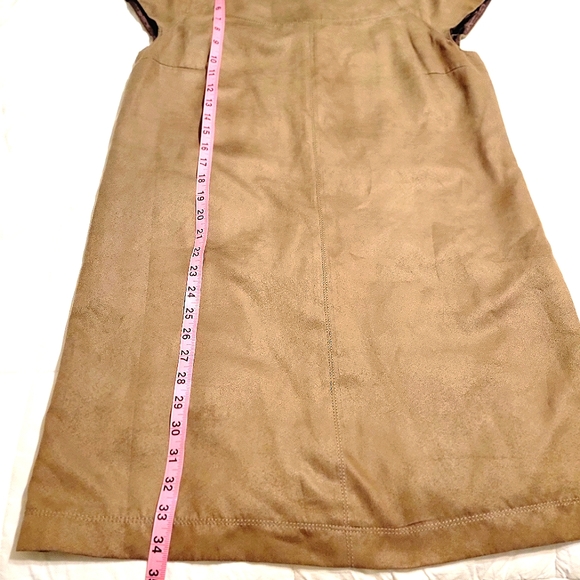 Zara Basic women's brown tunic knee length dress size large - Picture 6 of 9